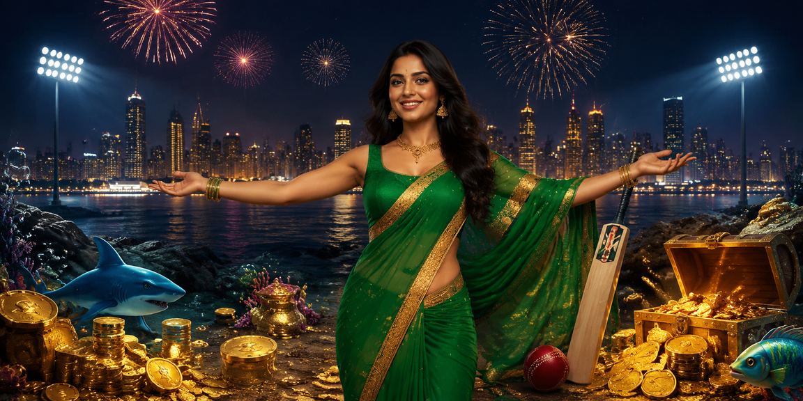 Indian woman enjoying betting site on mobile in Mumbai